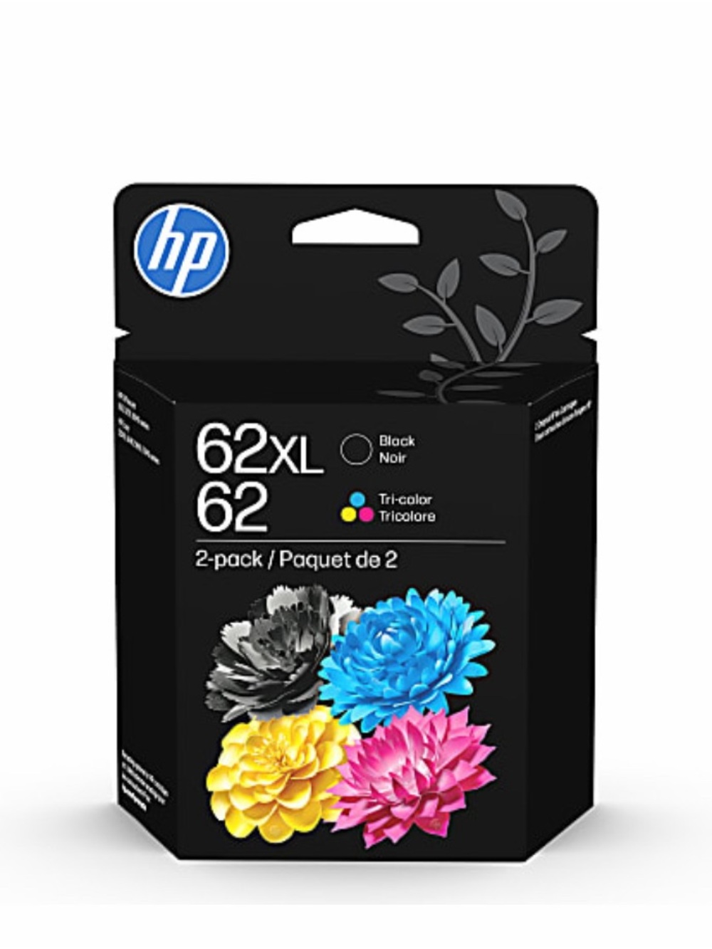 Home printer INK. HP 62XL black & color
